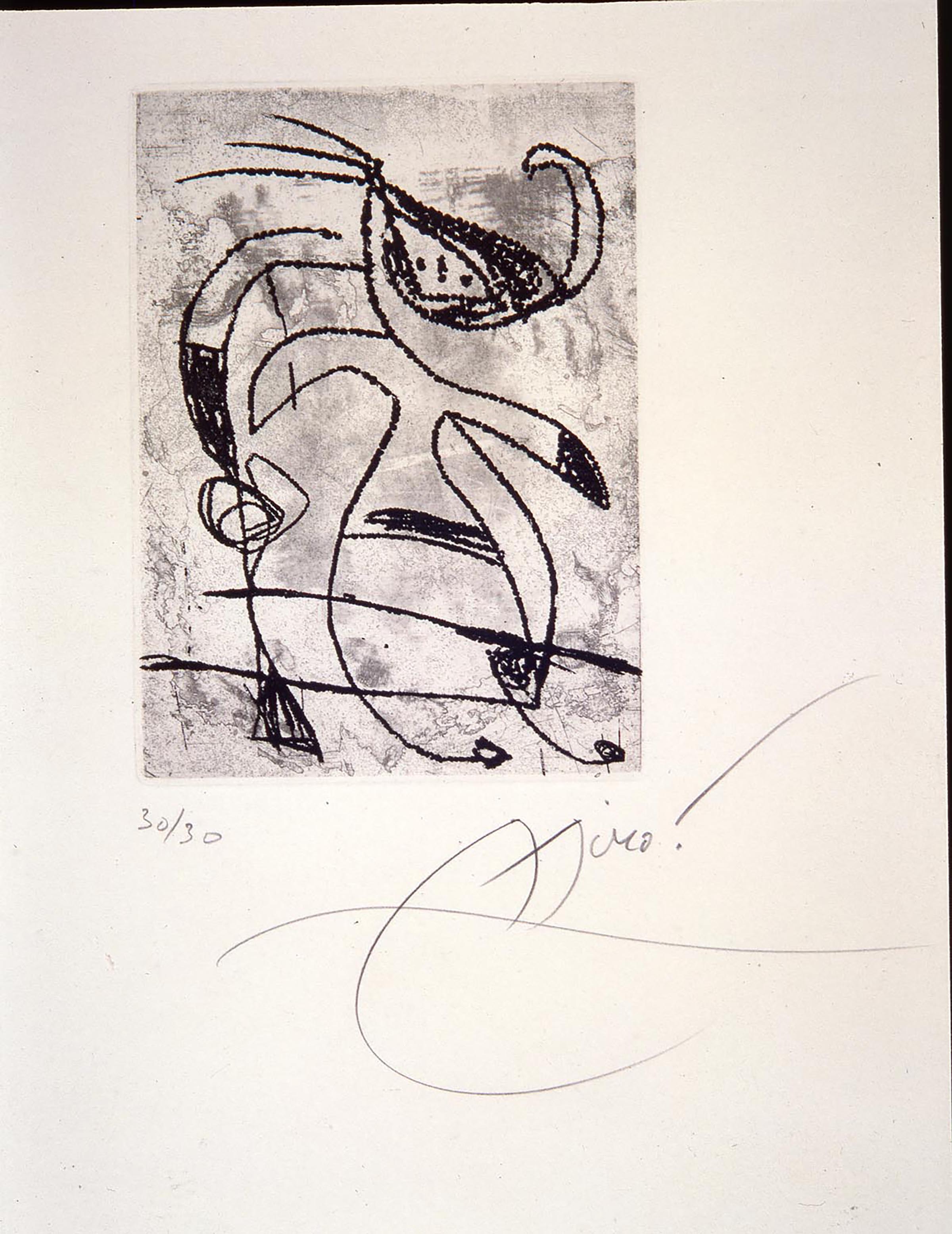 Joan Miru00f3, Les saltinbanques XI, 1975